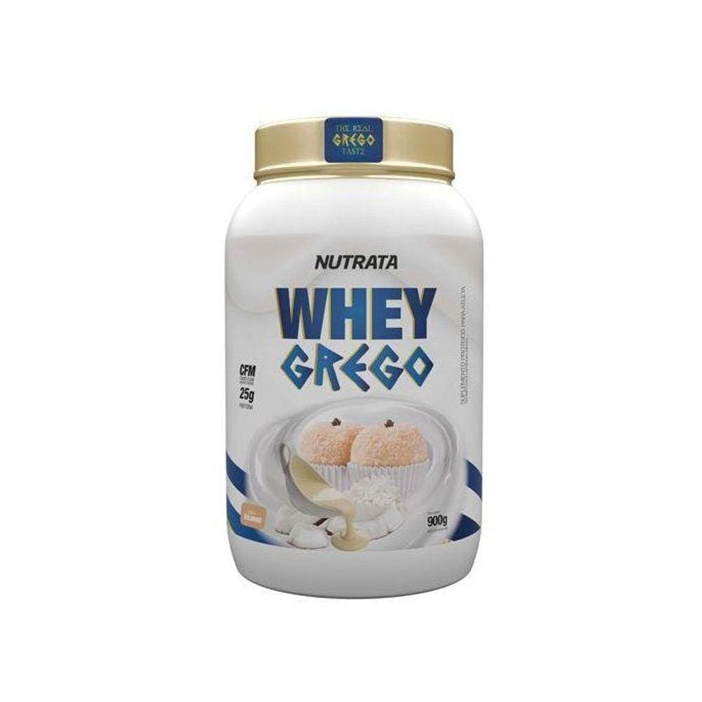 Whey Grego 900g Concentrado Hidrolisado Beijinho Nutrata