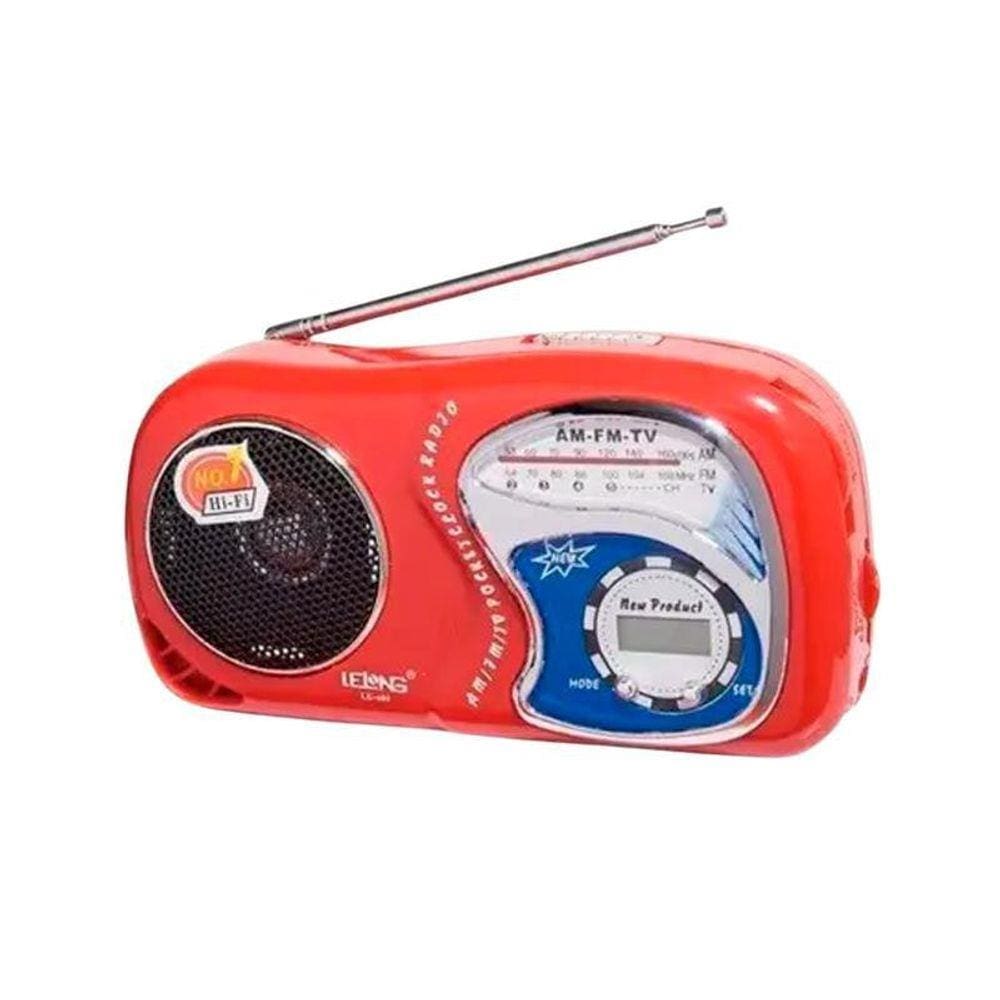 Rádio Relógio De Bolso 3W Com Cordão Am / Fm Livstar