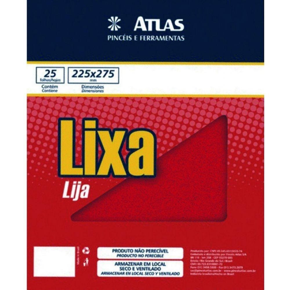 Lixa Massa Madeira Atlas 050