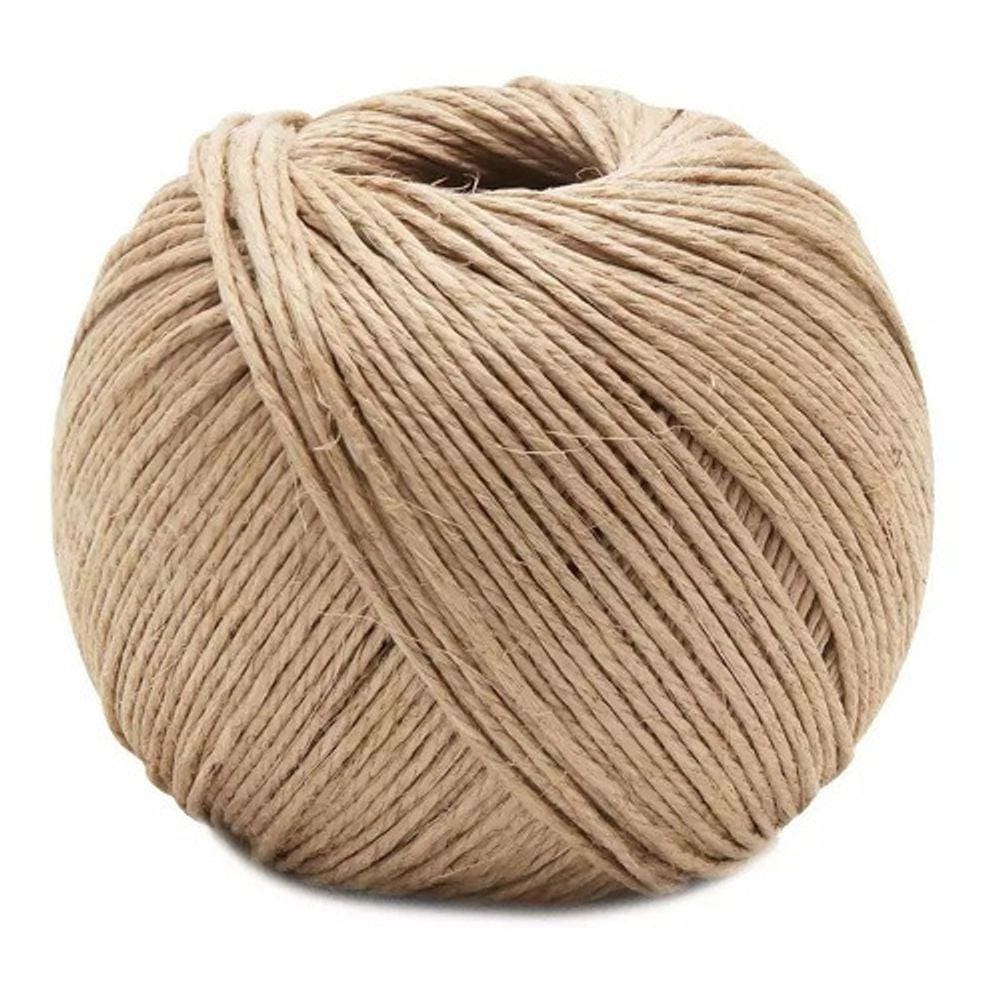 1 Rolo Fio Cordão Barbante Rami Sisal Nº01 - 180Mts - 200G