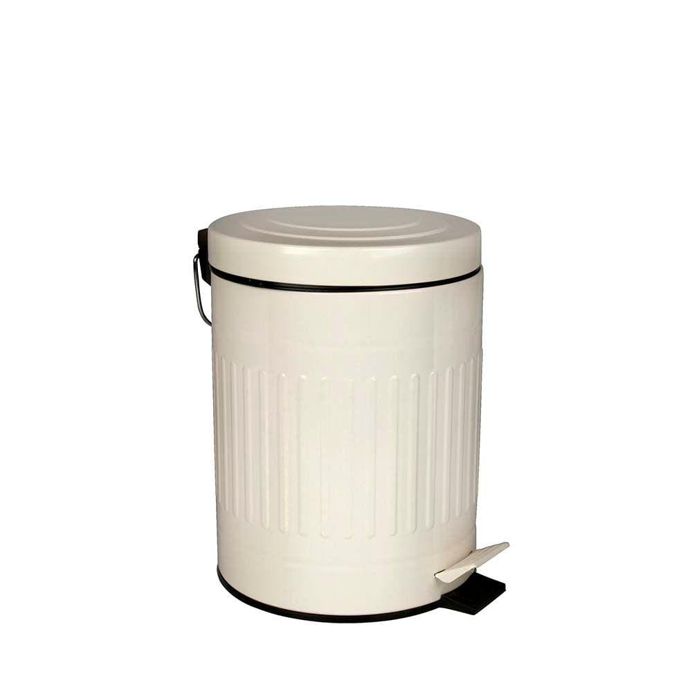 Lixeira Retrô Bege 5 L Mor
