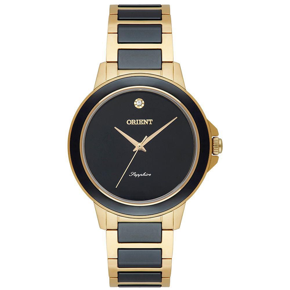 Relógio Orient Eternal Feminino FTSS0100 P1KP Dourado/Preto