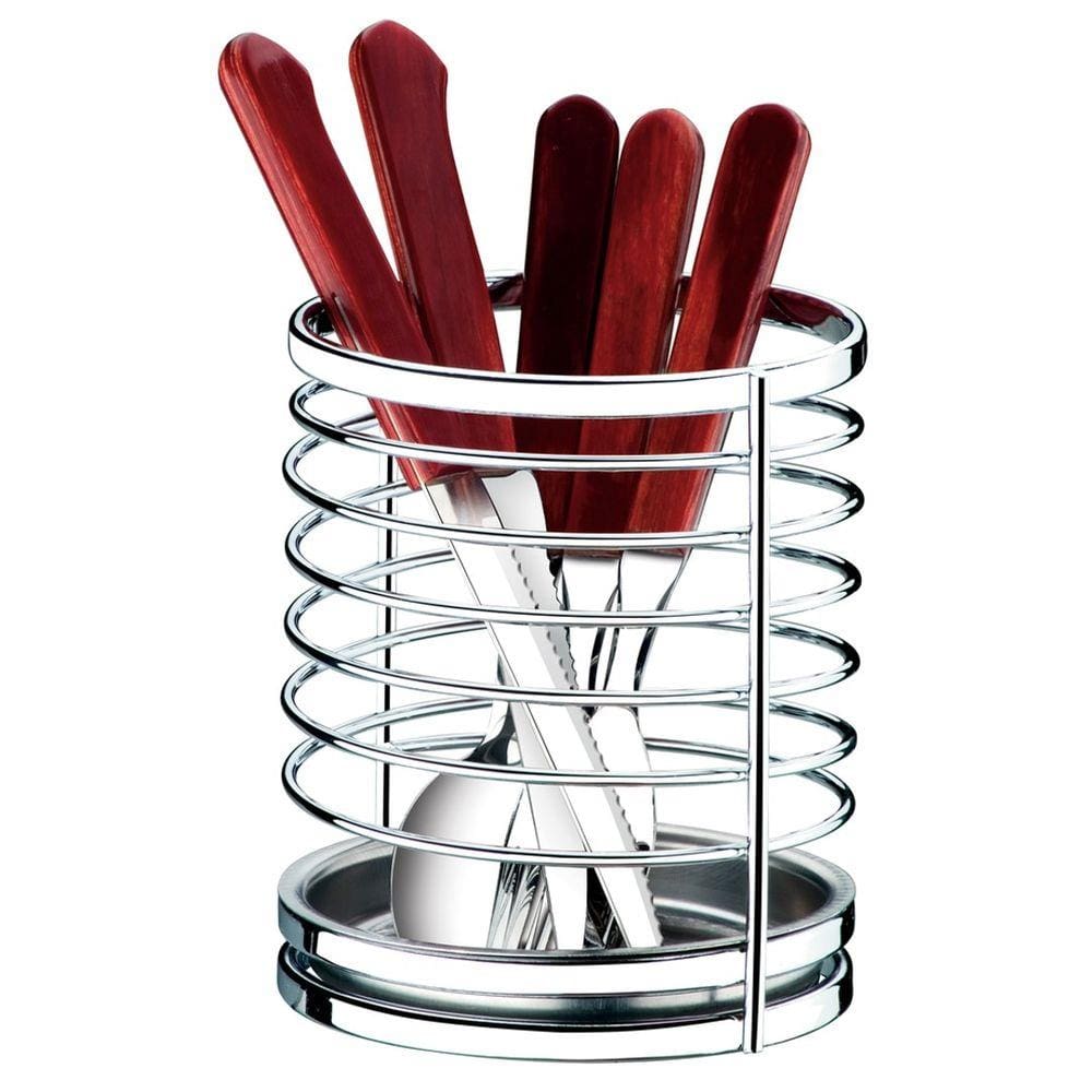 Suporte Para Talheres Utensílios Bancada Aço Cromado - 1604 Future