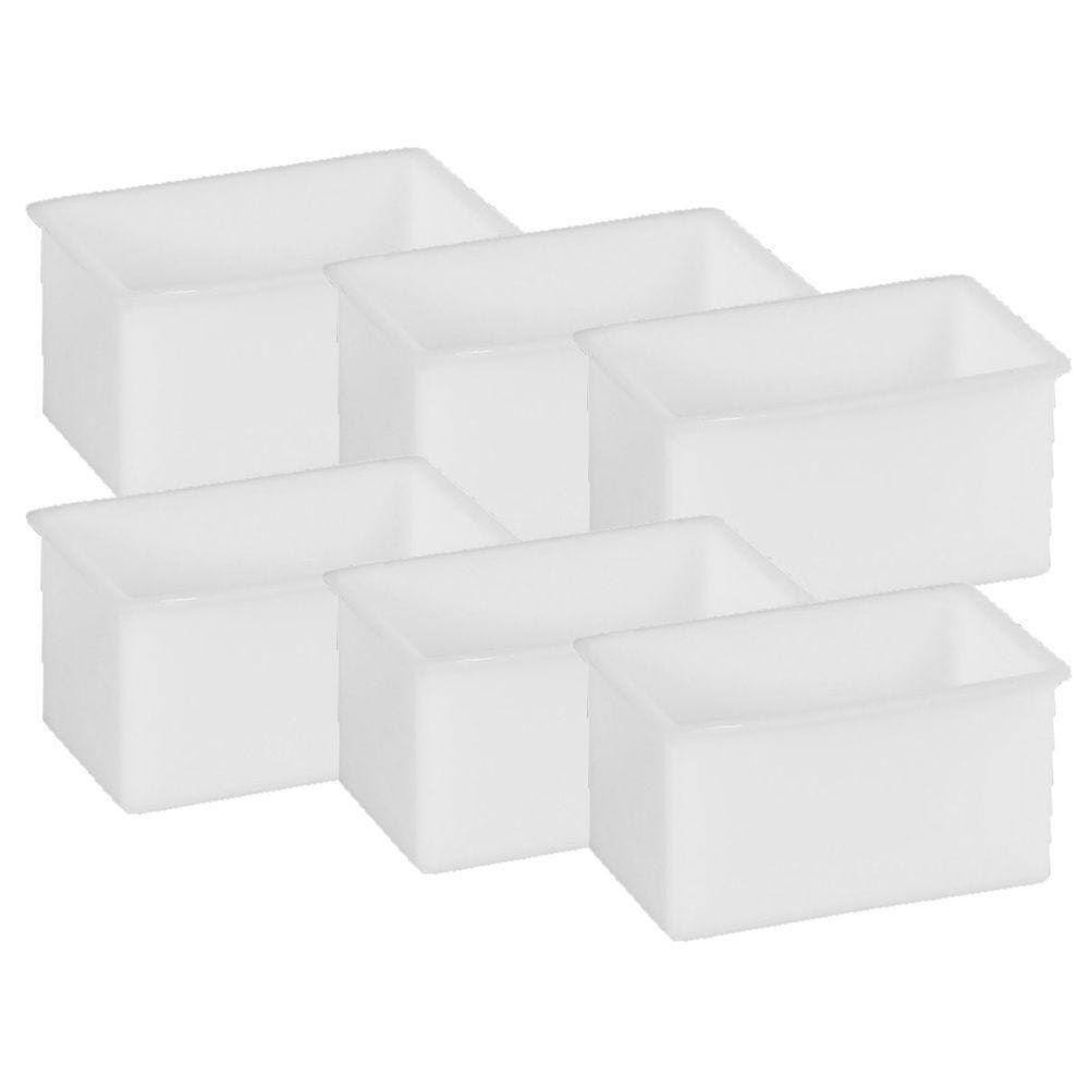 Kit 6 Formas para Queijo Mussarela e Requeijão 500g Injesul