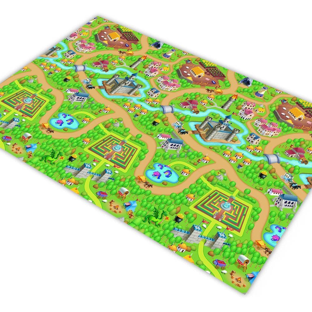 Pista Para Carrinhos HOTCARS Grandes Castelos 1,8x1,2m