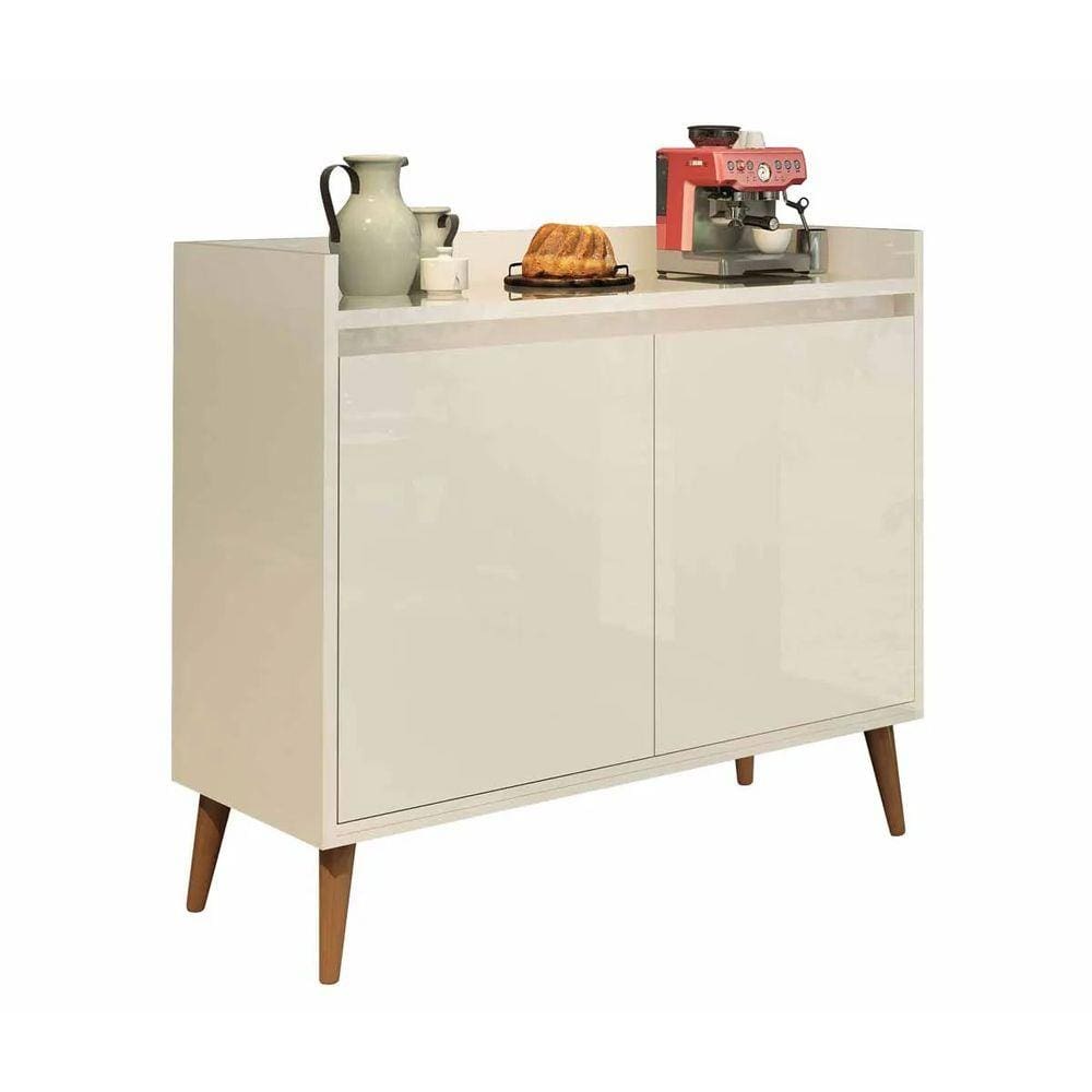 Buffet Cantinho do Café Delta 2 Portas Off White - MoveisAqui