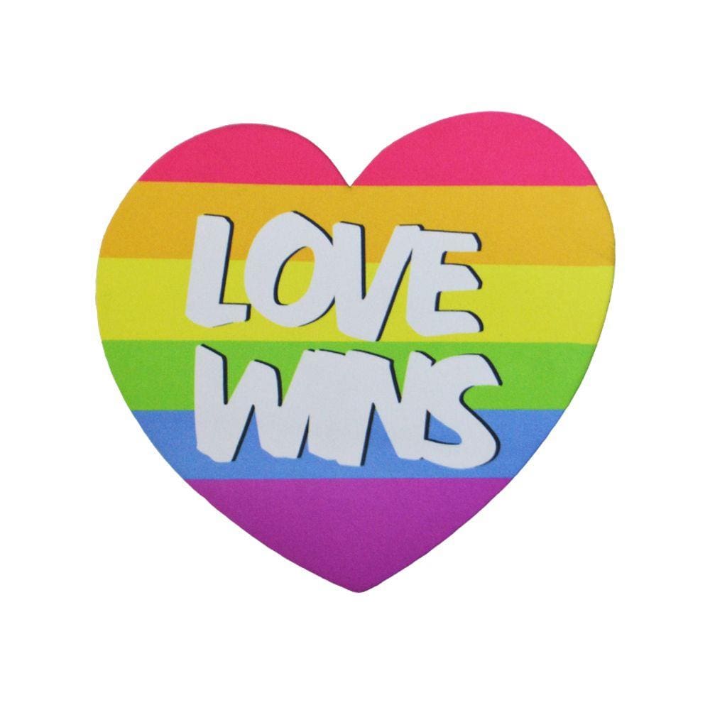 Mousepad / Imã Decorativo ColorFun Love Wins