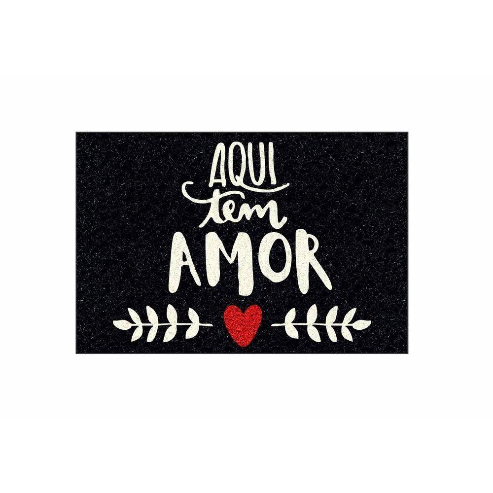 Capacho, Aqui tem Amor!! 60x40 cm