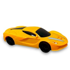 Brinquedo Infantil Carro Carrinho de Corrida Legends Amarelo