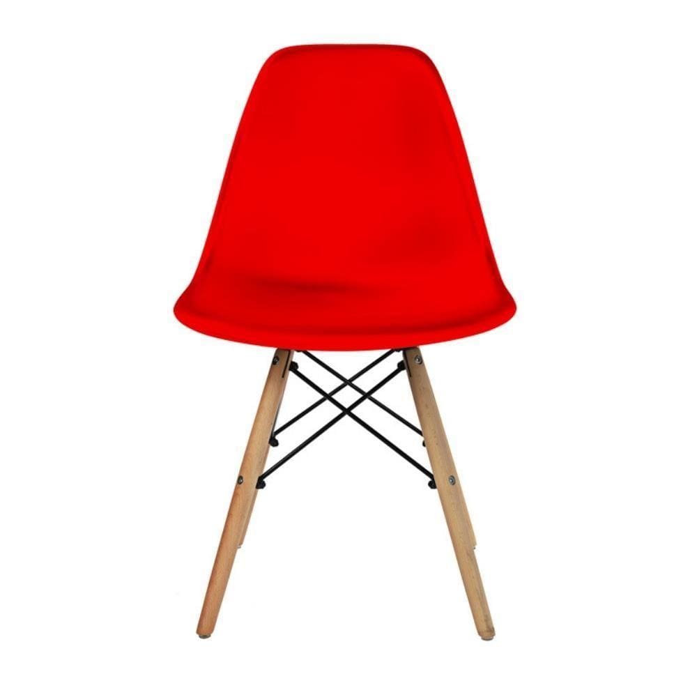 Cadeira Eames Prizi Lake - Vermelha