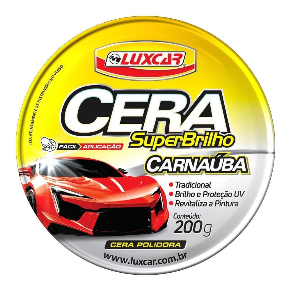 Cera Pasta Superbrilho Luxcar 200G Luxcar