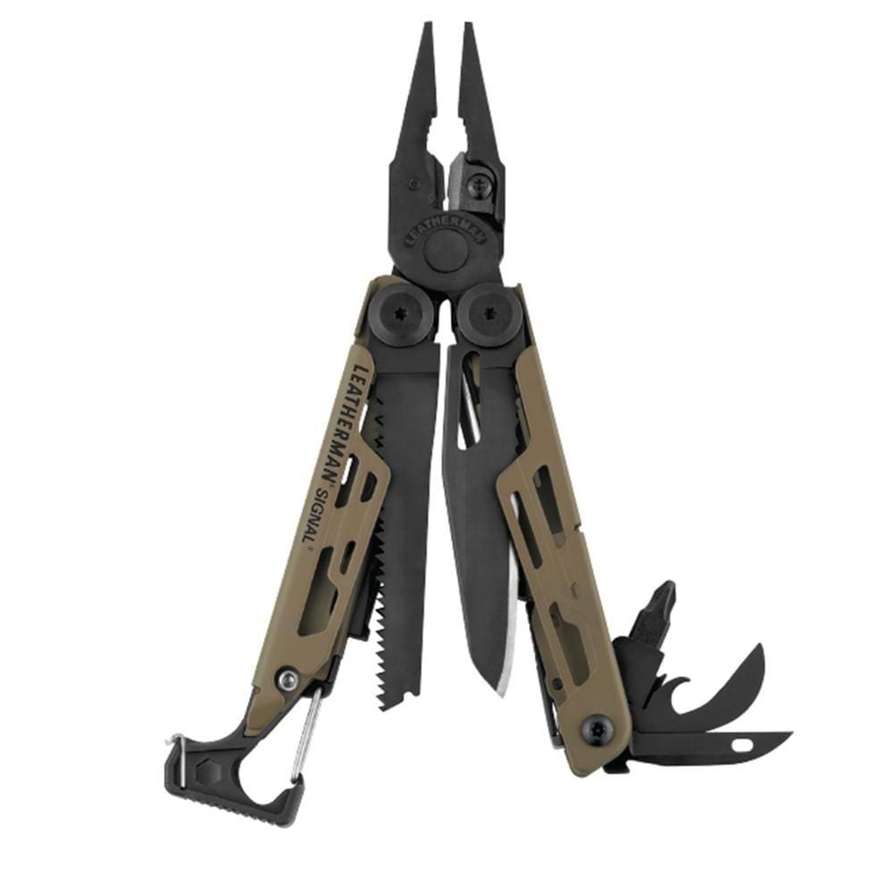Alicate Leatherman Signal Cor Coyote Com 19 Funções