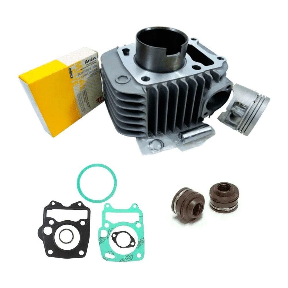 Kit Motor Metal Leve Juntas Retentor Válvulas Biz 125 05/08