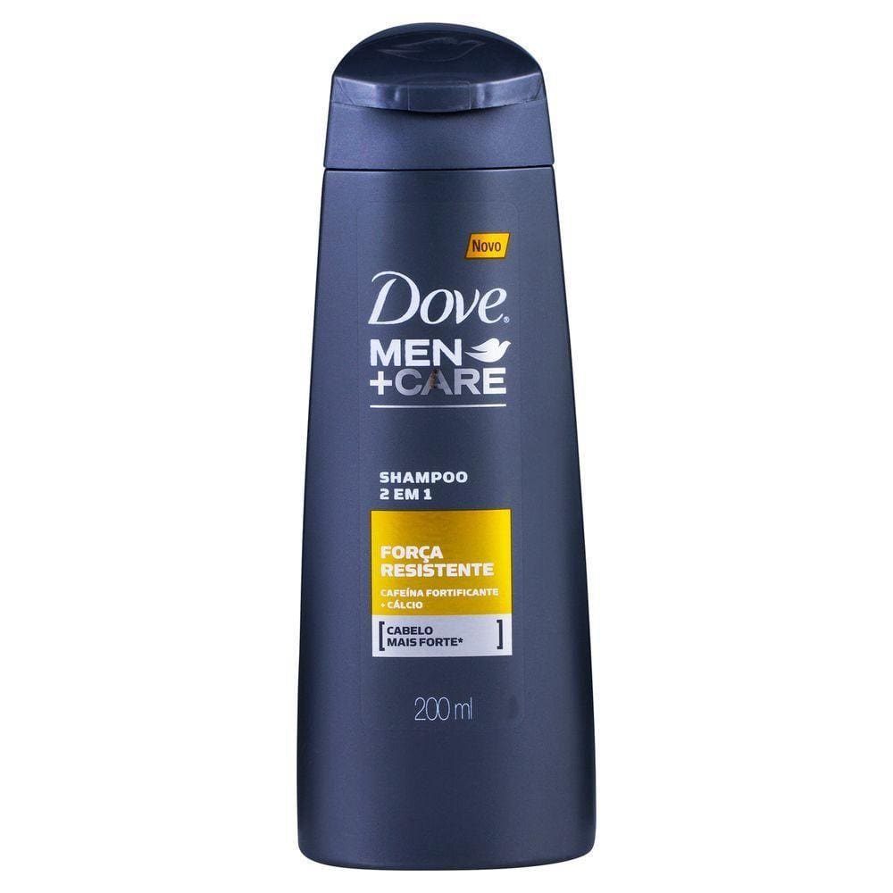 Shampoo Dove Men+Care 2 em 1 Força Resistente 200ml