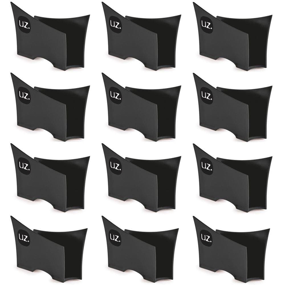 Kit 12 Suportes Porta Guardanapos De Papel Para Mesa Uz Preto