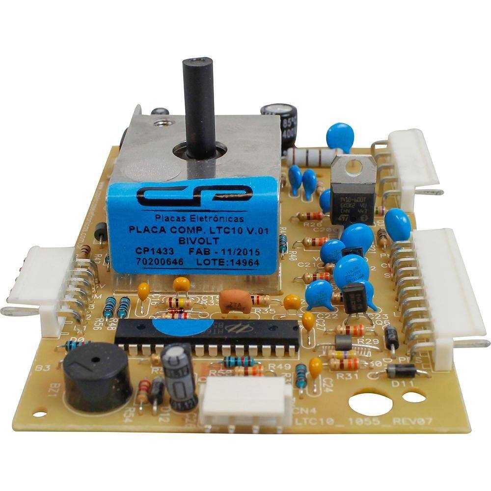 Placa de Potência Compatível com Lavadora Electrolux CP1433 Bivolt Bivolt