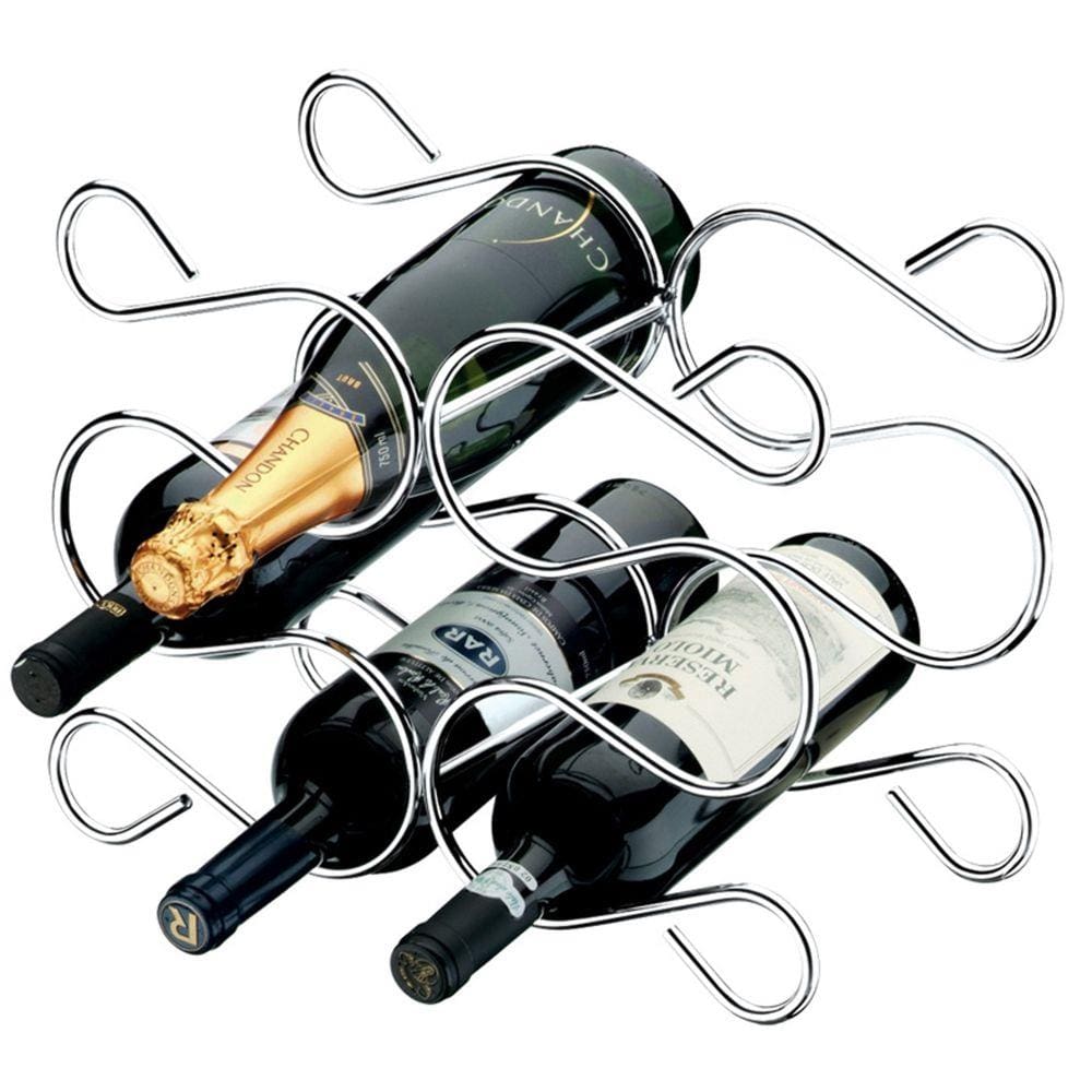 Adega Para 6 Garrafas Vinho Champanhe Aço Cromado - 1362 Future
