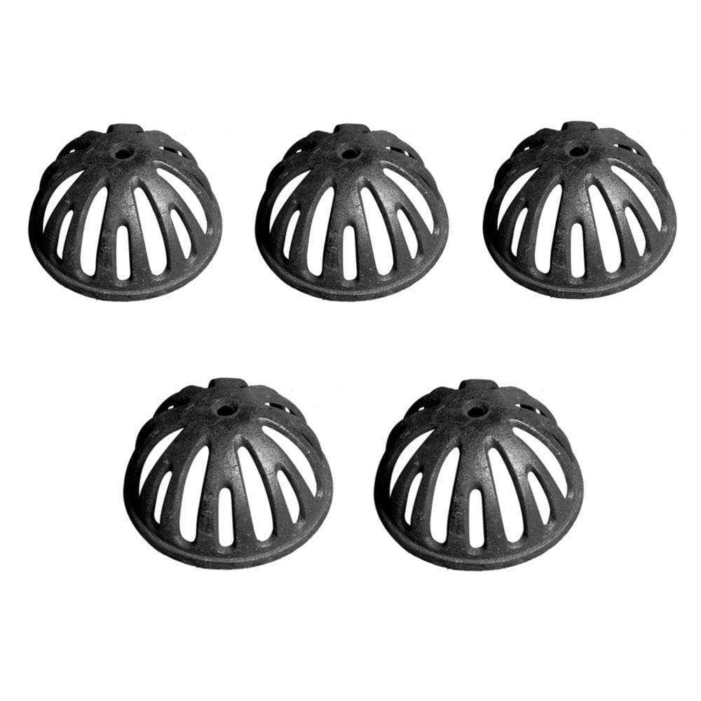 Kit 5 Ralos Semi Esférico Tipo Abacaxi 50mm Diâmetro 2 Pol