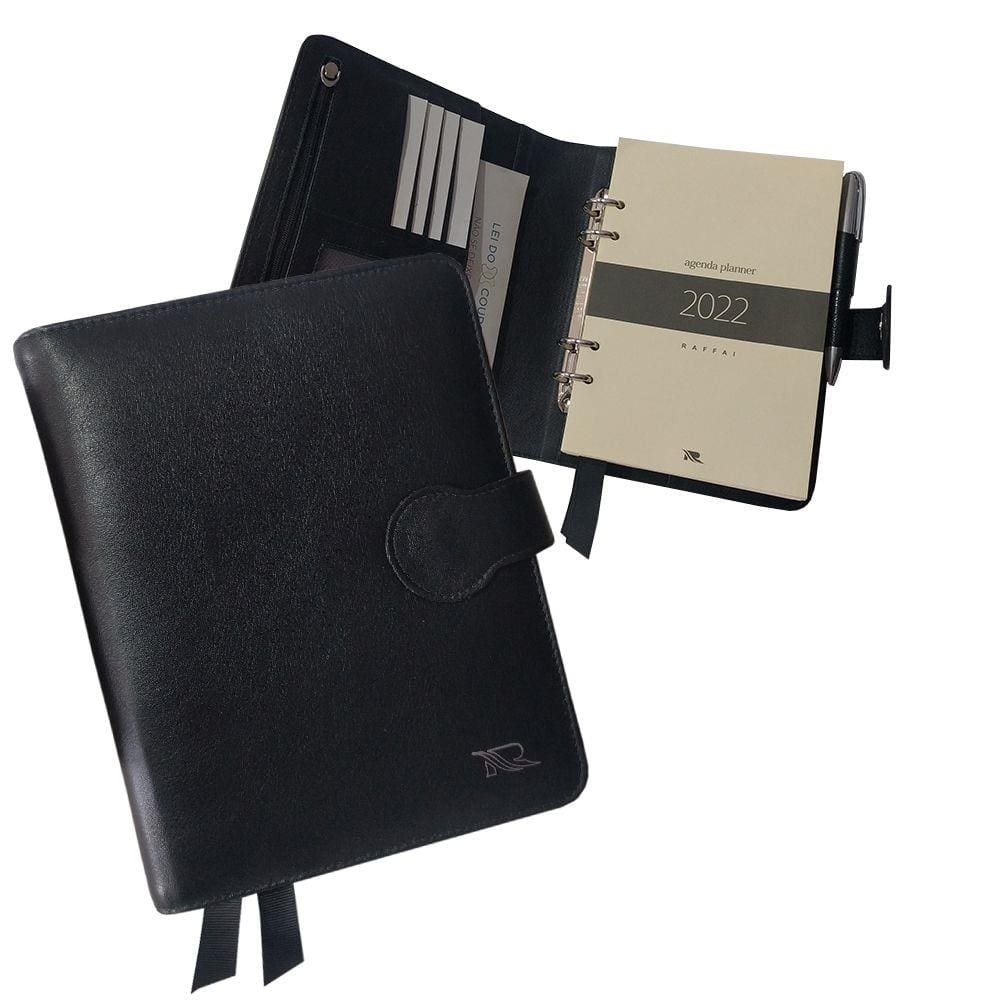Agenda Planner em Couro Personalizada Raffai