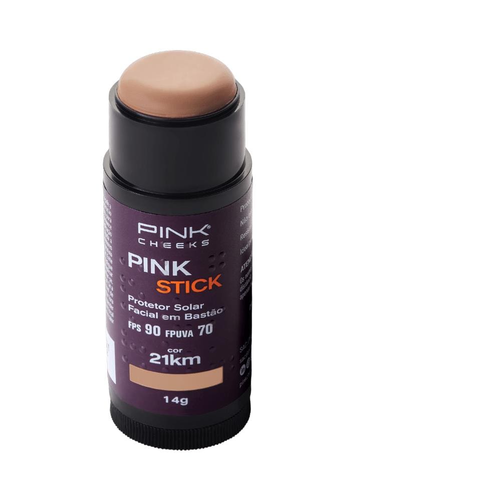 Pinkcheeks Pink Stick Protetor Facial Em Bastao Fps90 21Km 14g
