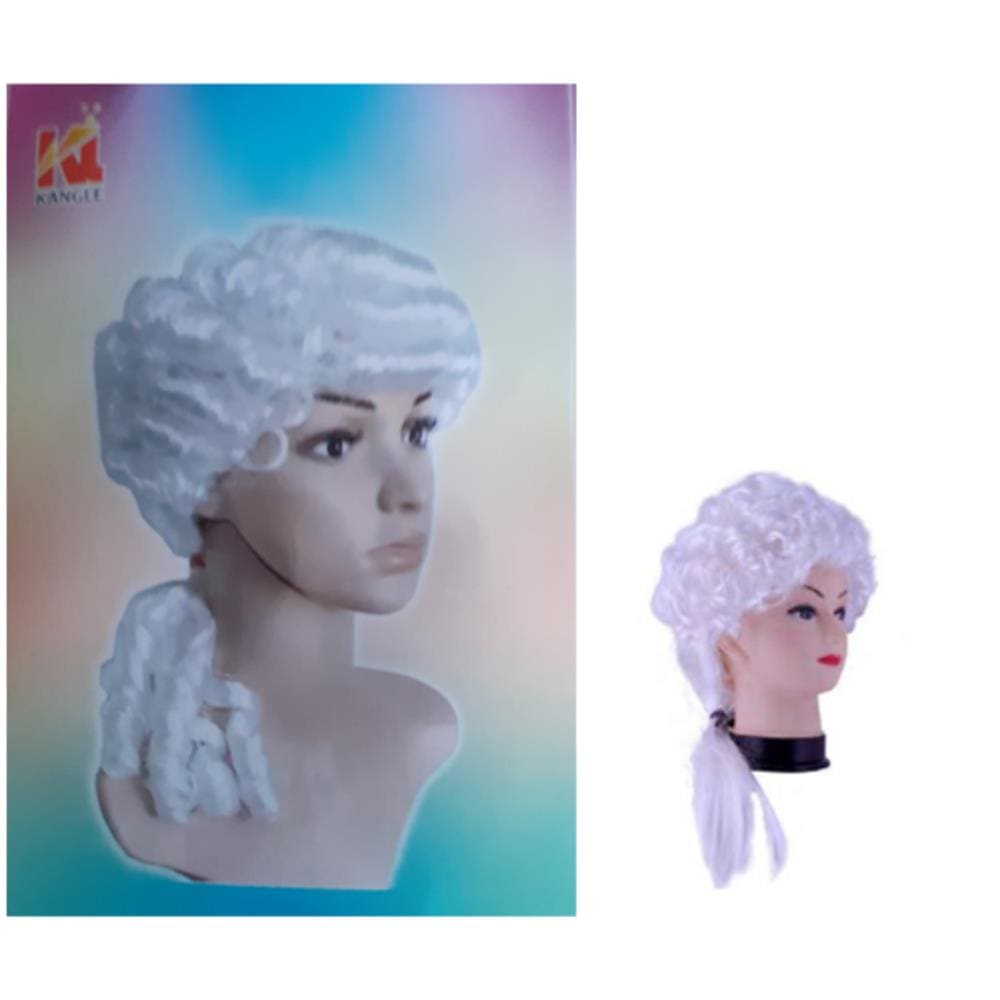 Fantasia Peruca Juiz Carnaval Festas Eventos