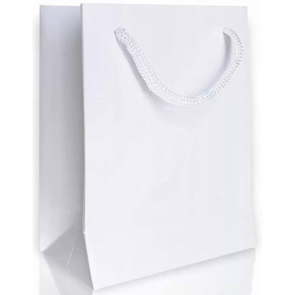 Sacola De Papel Tam Gg Sulfite 120 Gr 25 Un. 36x27x12 Cm