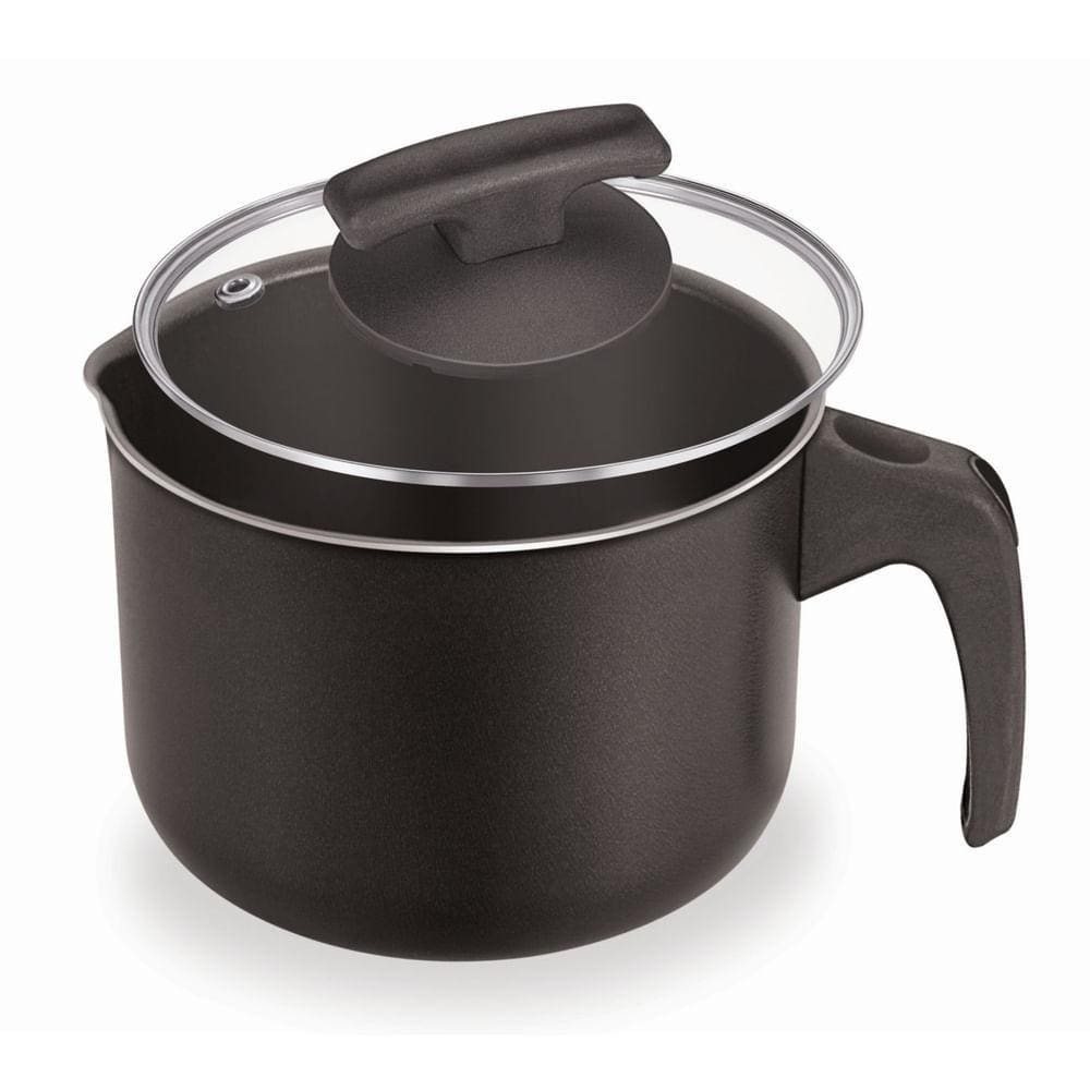 Leiteira Black 16 com Tampa de Vidro 540116 - Fortaleza