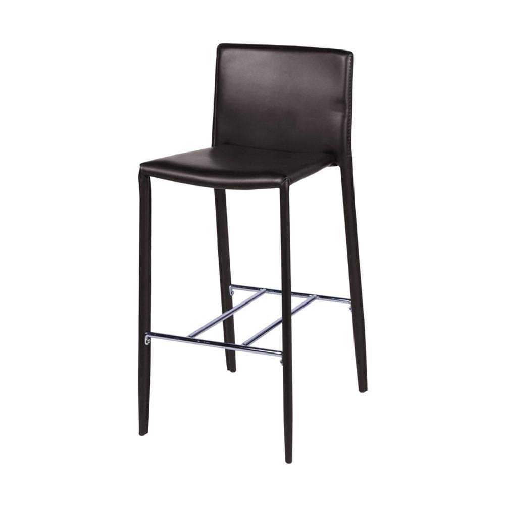 Banqueta Boxbit Glam Corino Marrom Estrutura Metal