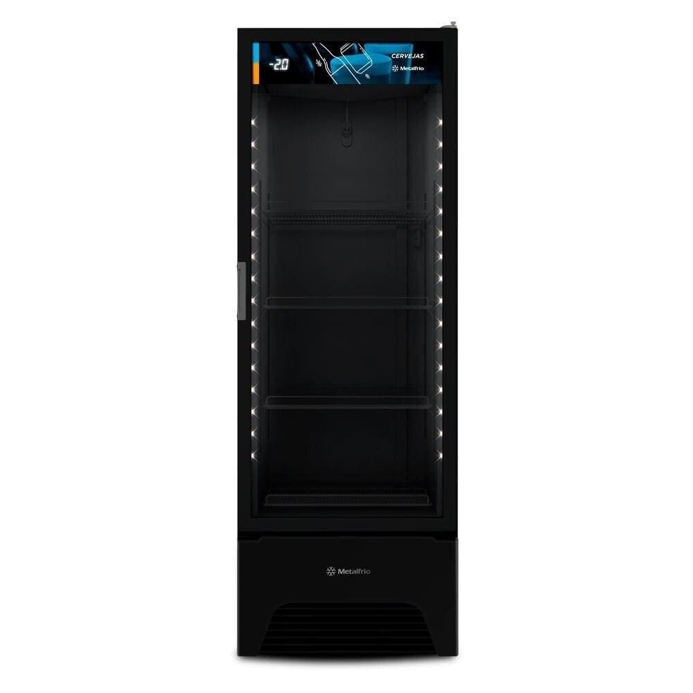 Cervejeira Expositora Vertical Metalfrio Optima All Black 497 Litros VN50AH 110V