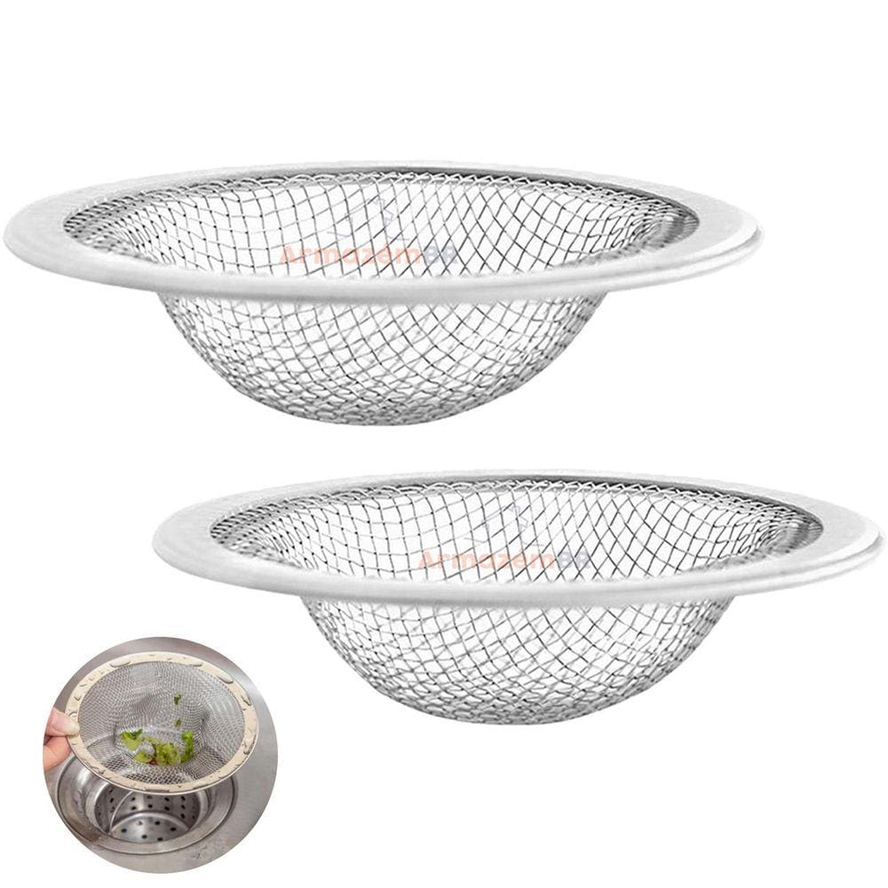 Kit 2 Ralinhos de pia Inox Japonês 7cm Médio Com Borda Para Cozinha - AMZ