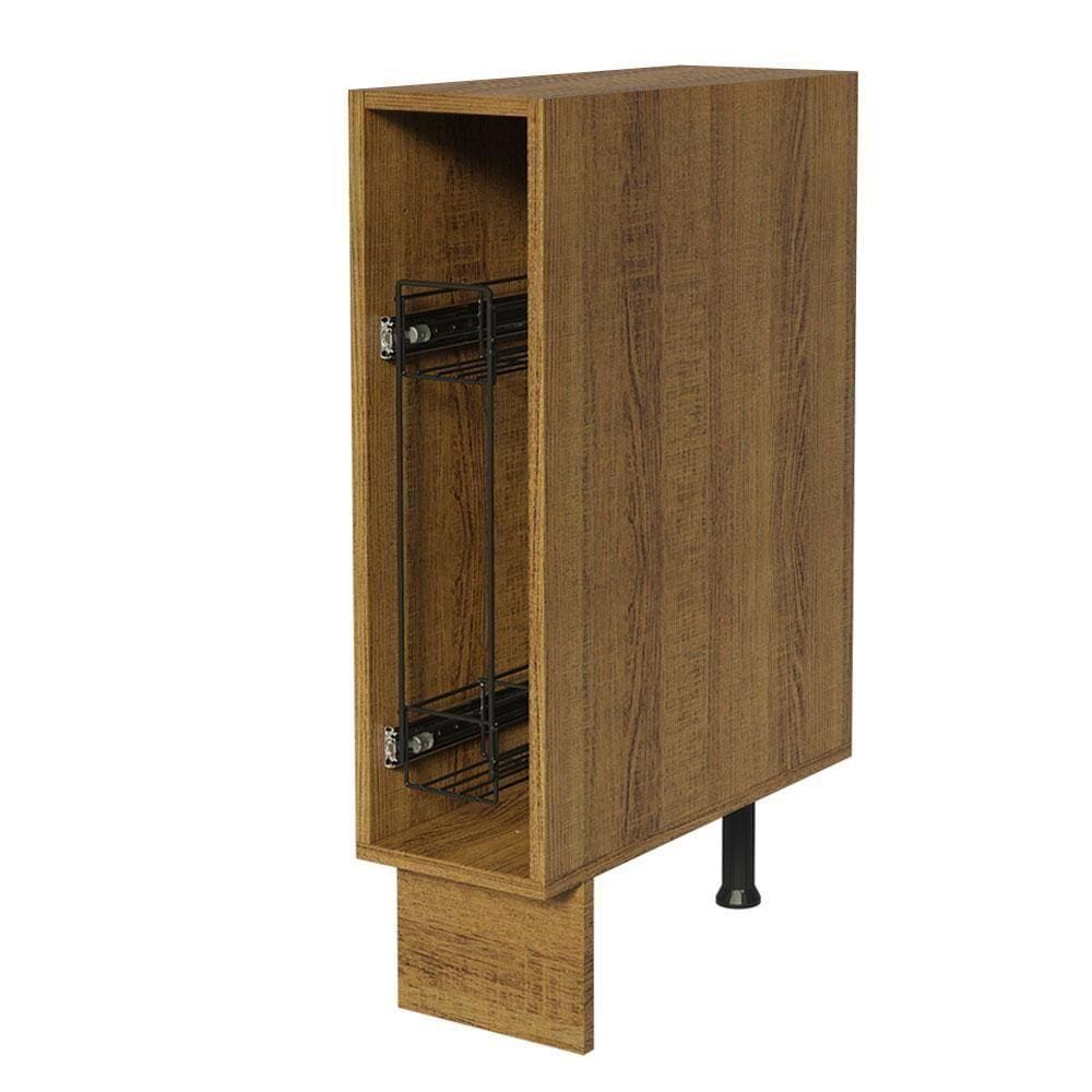 Balcão Porta-temperos Lux, Glamy e Stella 20 X 60cm Rustic