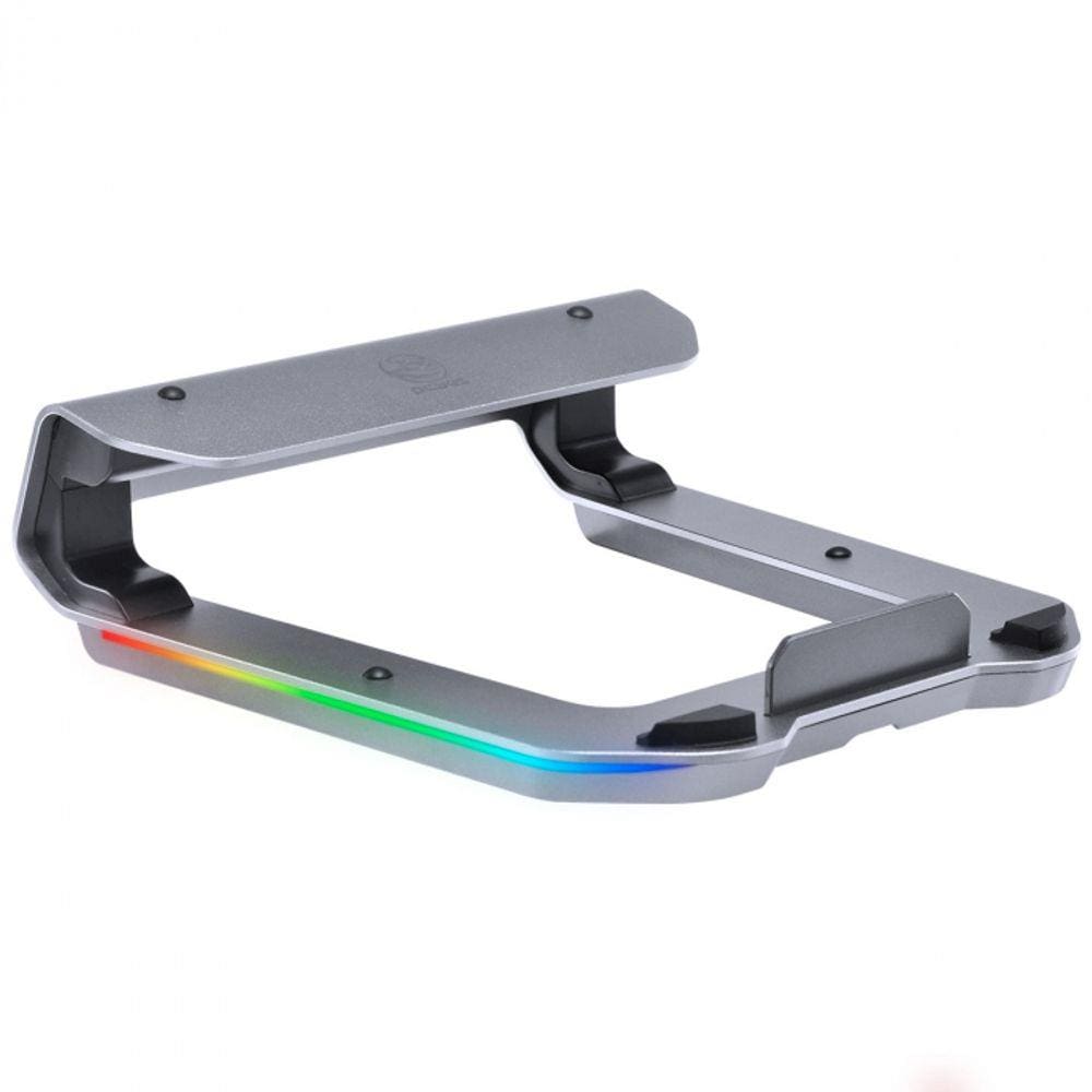 SUPORTE GAMER PARA NOTEBOOK ATE 17,3\" COM LED RGB E HUB PODIUM - PASNR01