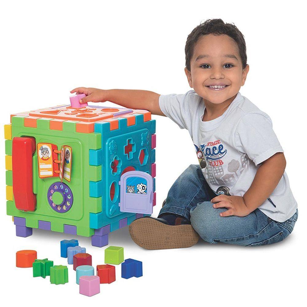 Cubo Didático Grande Educativo Brinquedo Legal