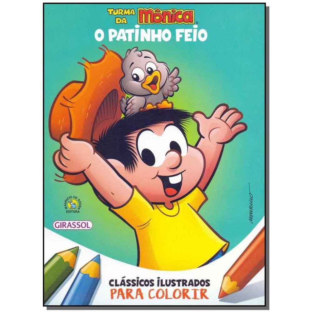 Turma da Mônica Clássicos Ilustrados para Colorir Vol.10 O Patinho Feio