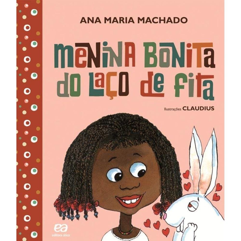 Menina bonita do laço de fita