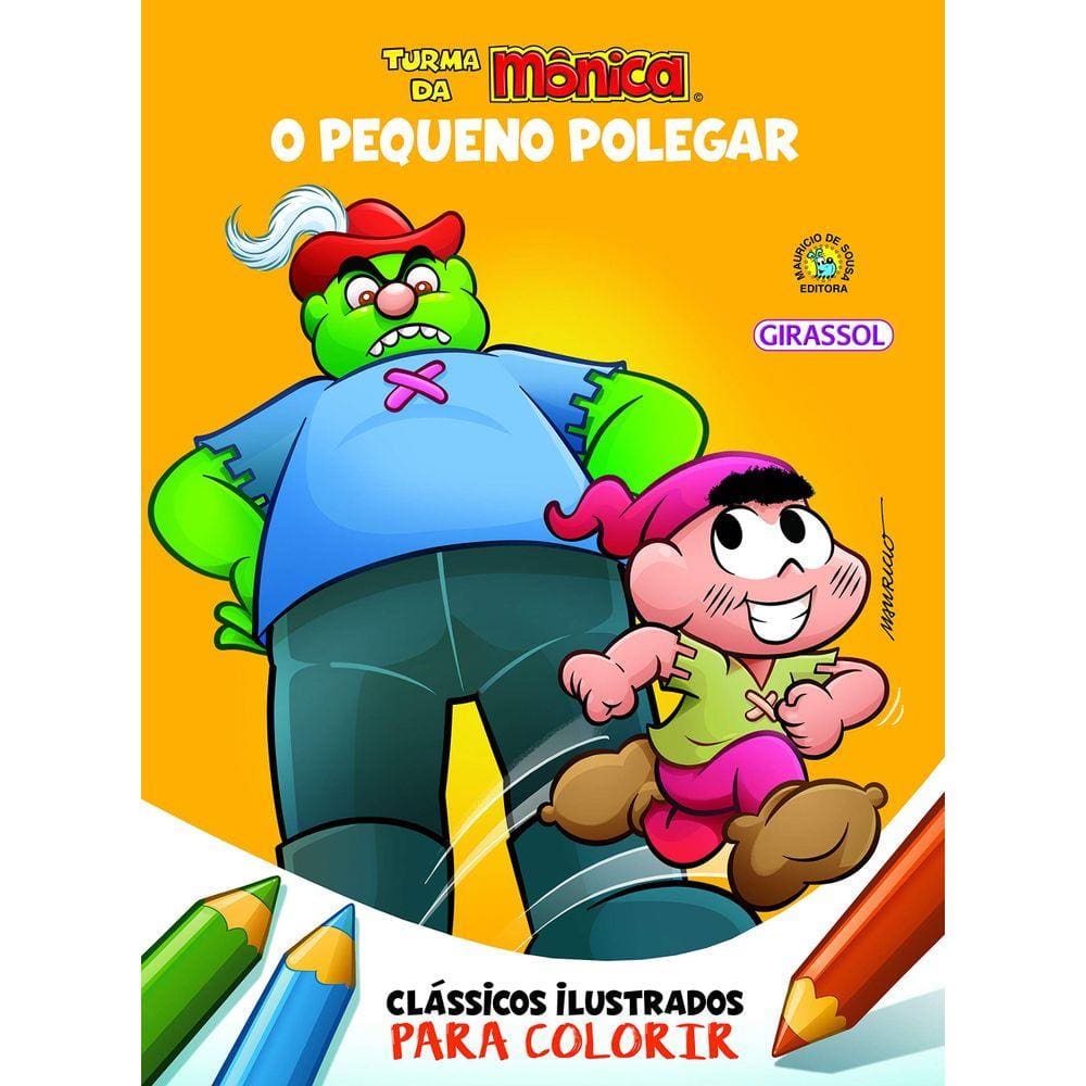 Turma da Mônica Clássicos Ilustrados para Colorir