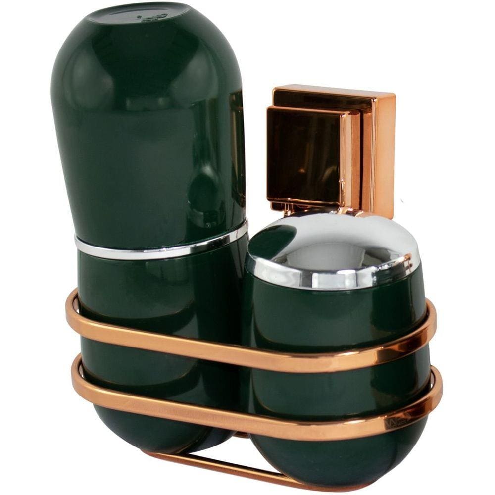 Suporte Porta Escova e Algodão com Fixação Ventosa