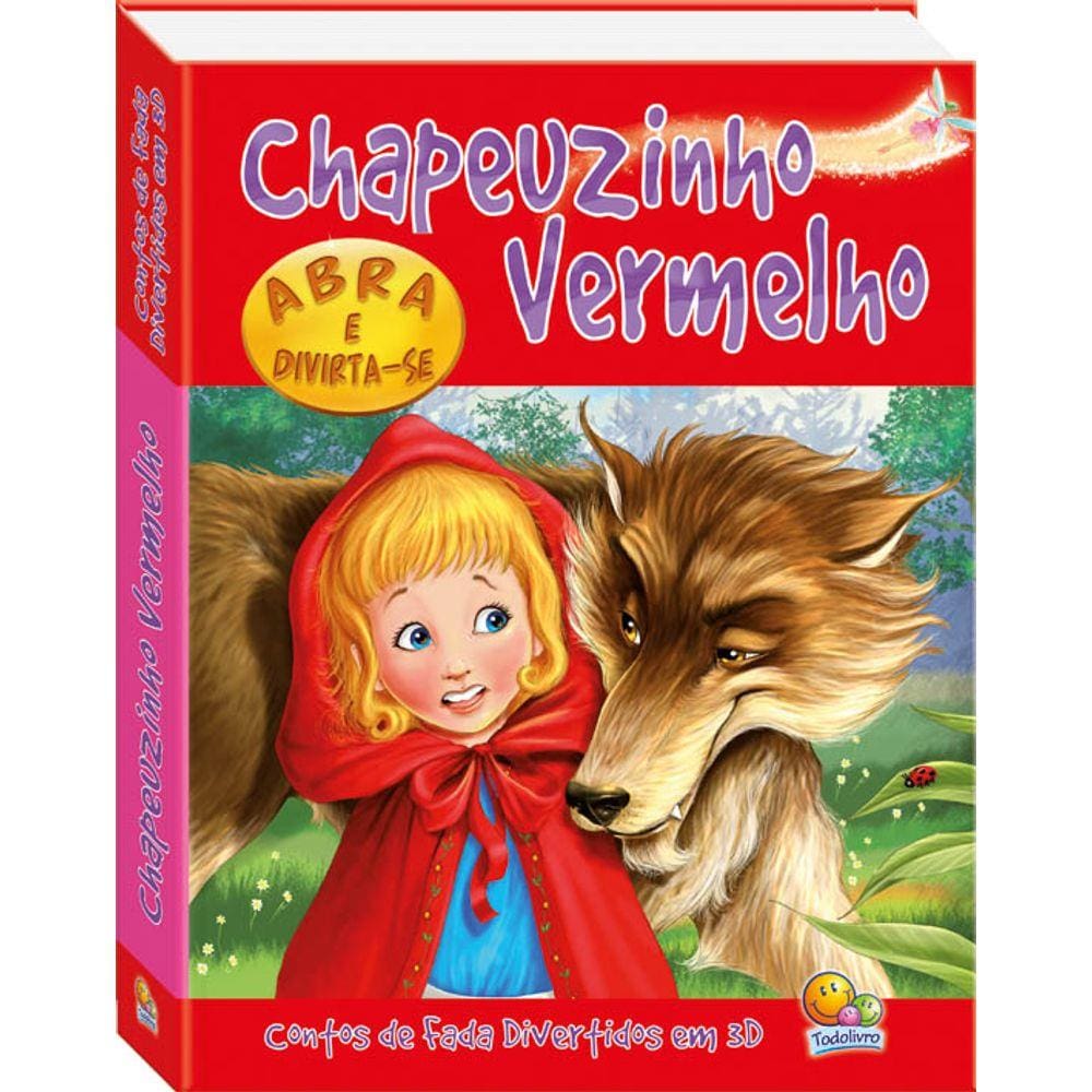 Contos de fada divertidos em 3D: Chapeuzinho Vermelho