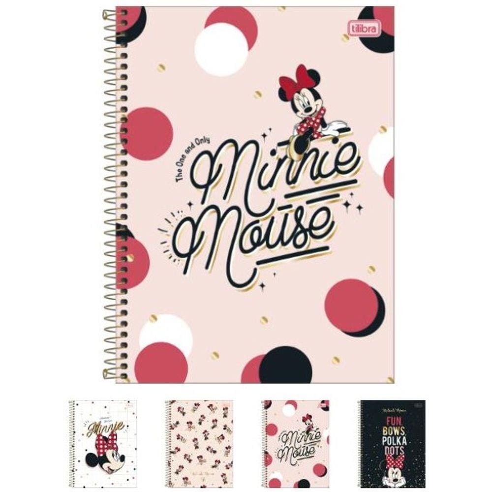 Caderno 160 Minnie Tilibra 308099 10M