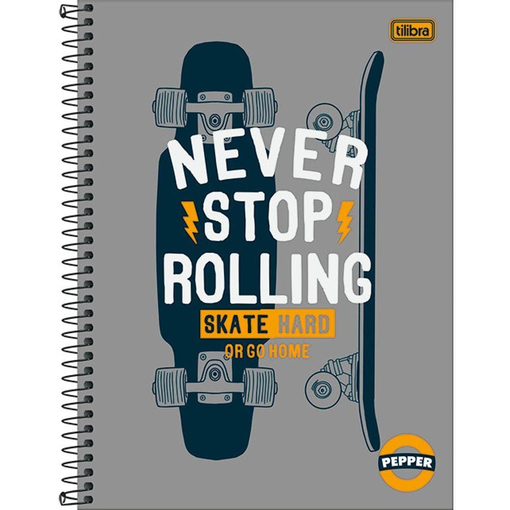 Caderno Cd Tilibra Pepper Masc 160 Fls 1