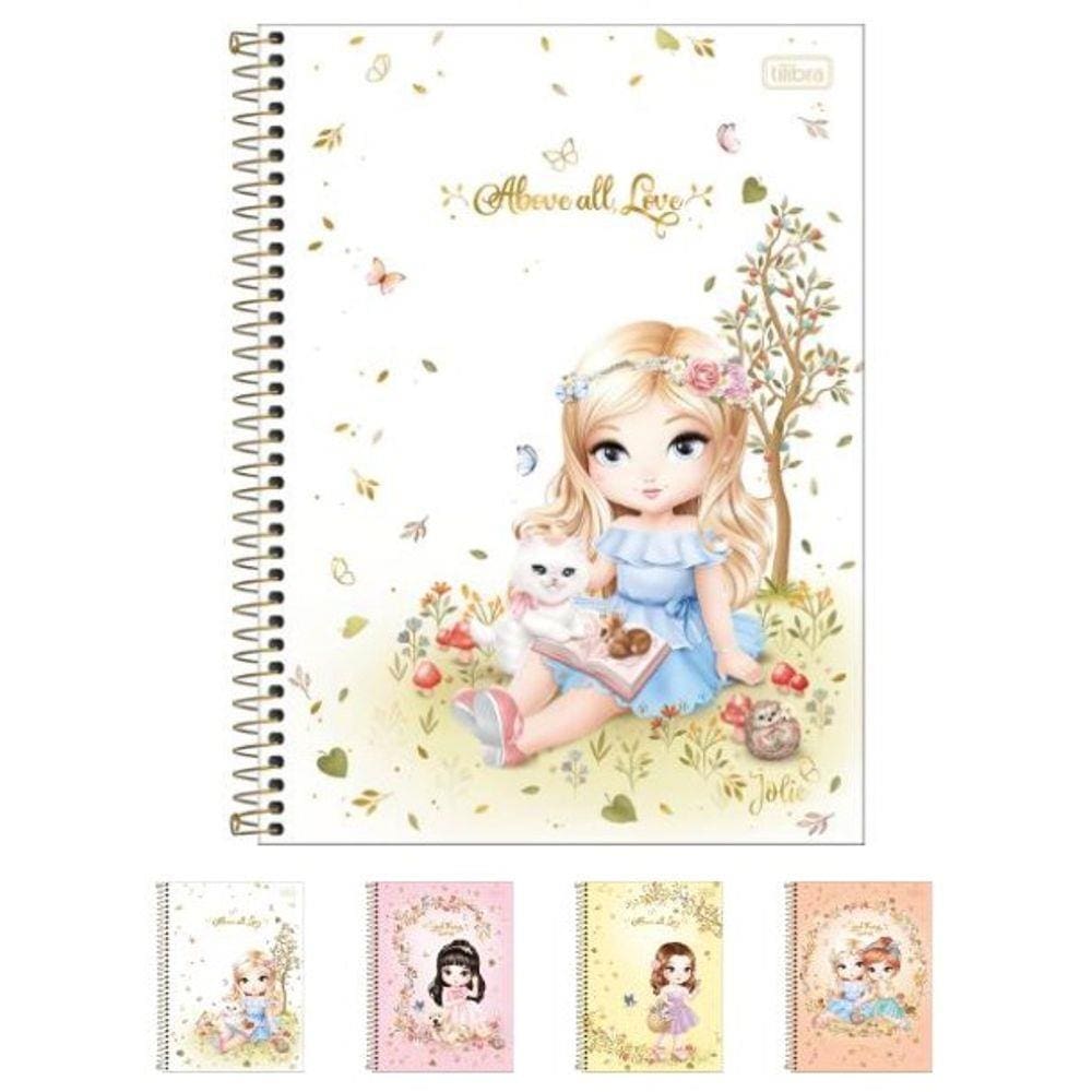 Caderno 080 Jolie Tilibra 308536