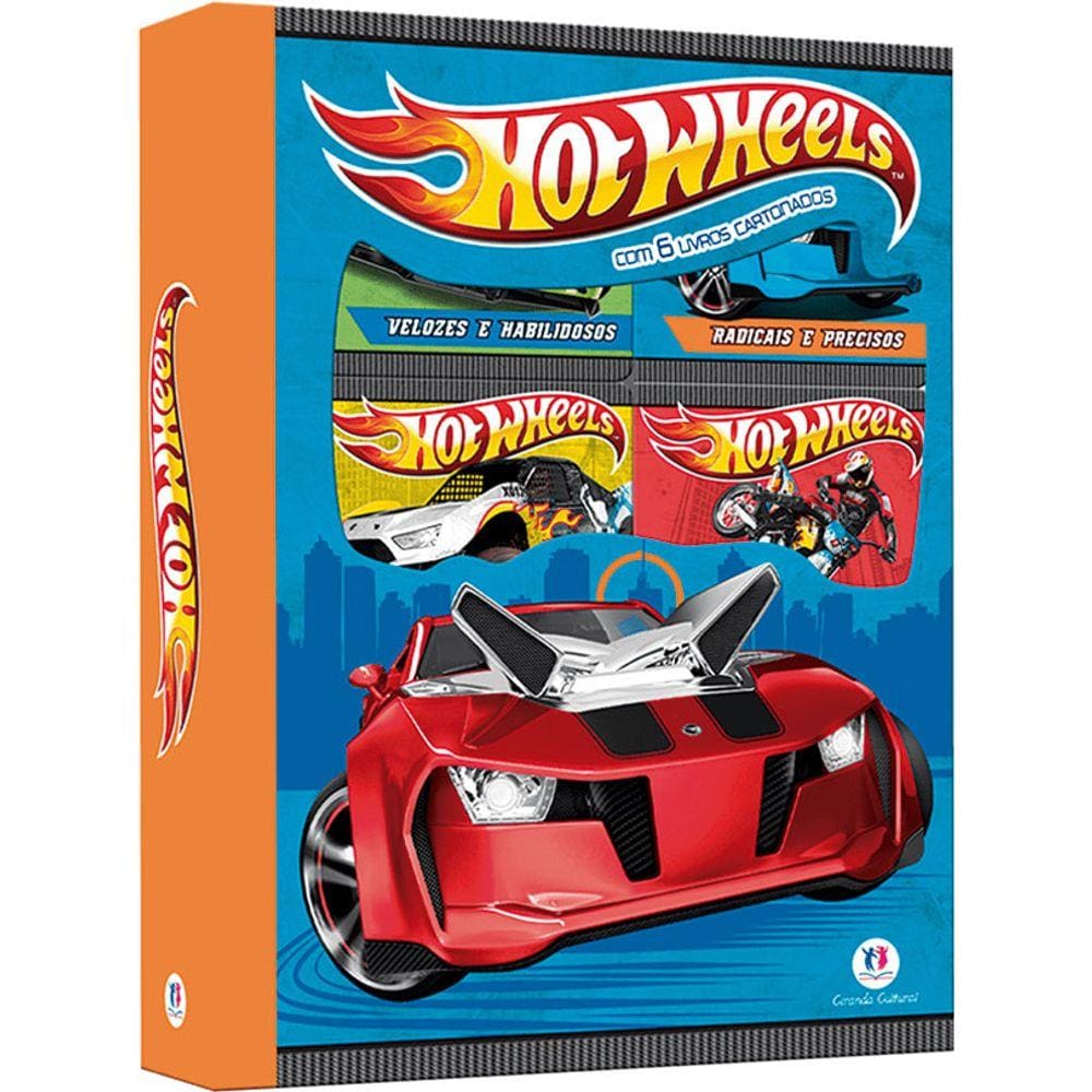 Hot Wheels - Box 6 minilivros
