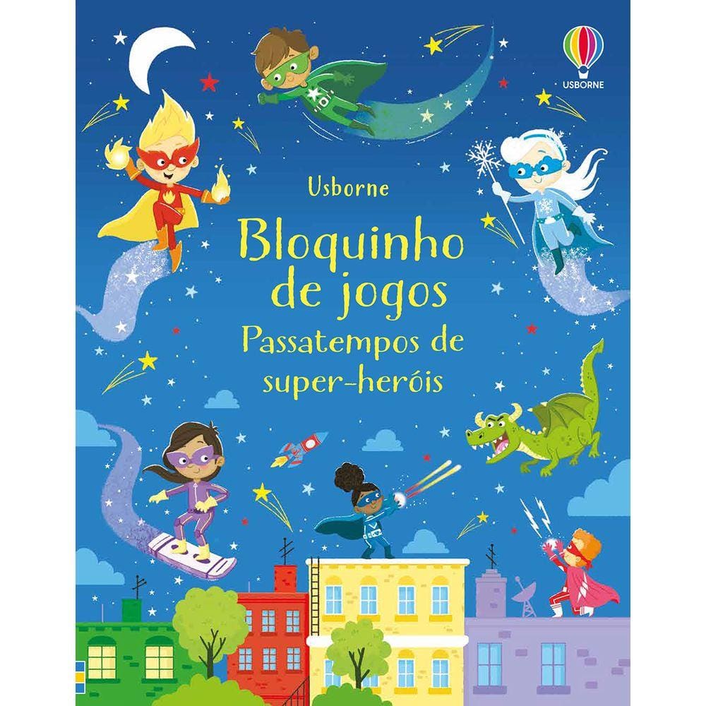Bloquinho De Jogos: Passatempos De Super-Heróis
