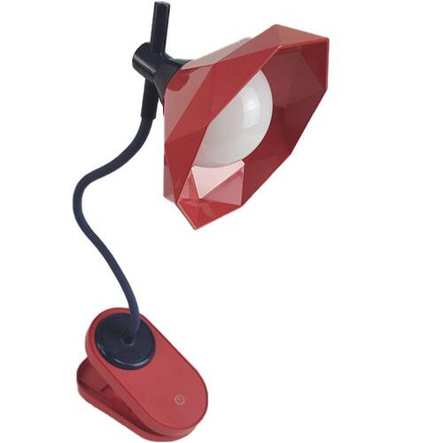 Luminaria de Mesa Com Garra Touch Presilha Led Articulavel Diamante 3