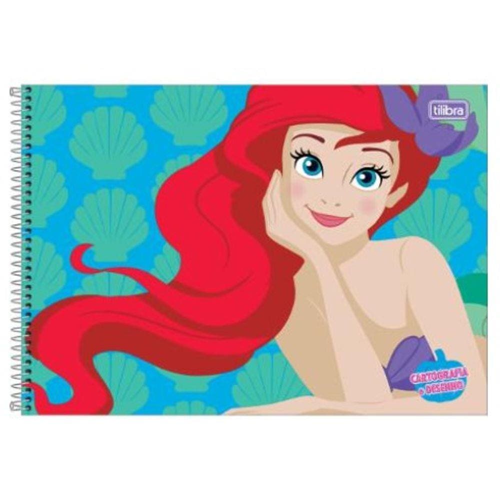 Caderno Desenho 080 Princess Tilibra