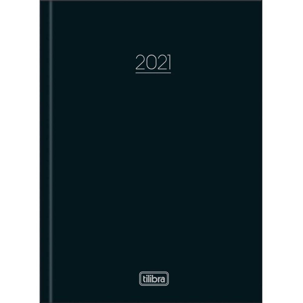 Agenda Tilibra Pepper Preta Costurad