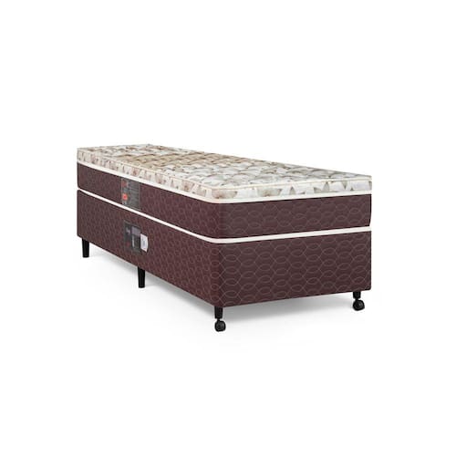 Cama Box + Colchão Castor Solteiro Class One Face Híbrido 100x200x52cm Menor preço em Cama Box + Colchão Castor Solteiro Class One Face Híbrido 100x200x52cm