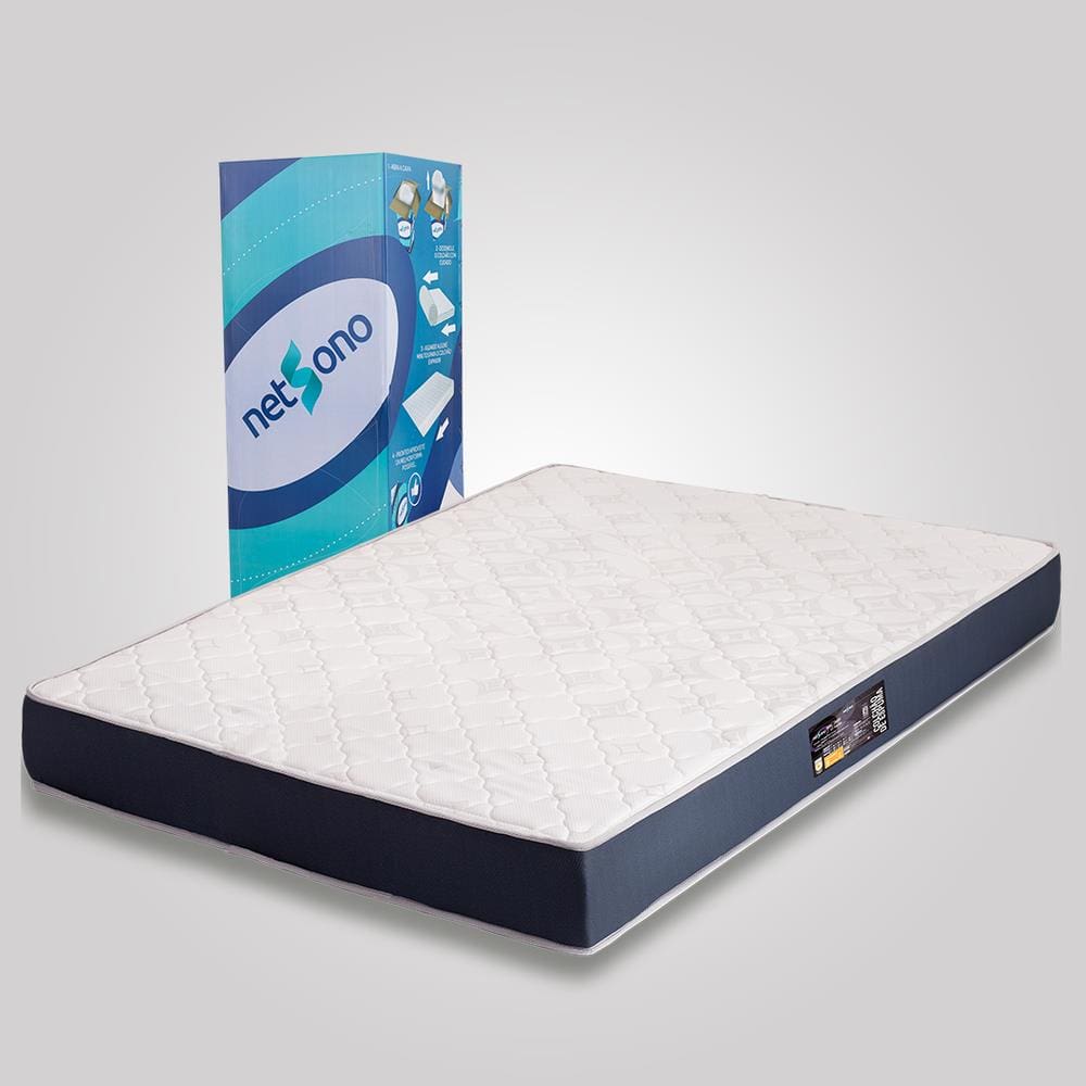 Colchão Netsono King na Caixa Comfort Double Face D33 193x203x17cm
