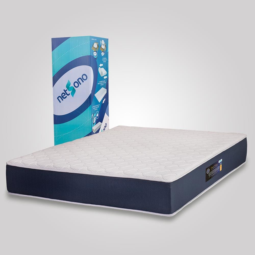 Colchão Netsono King na Caixa Vitagel Max Anatomic Double Face Pocket 193x203x25cm