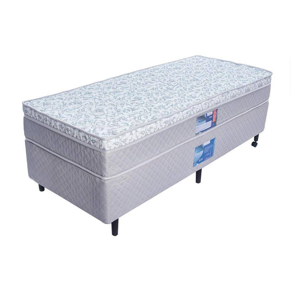 Cama Box + Colchão Netsono Solteiro Class One Face Tecnopedic 88x188x52cm